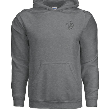 Fan Charcoal Heather - G185 - FRONT