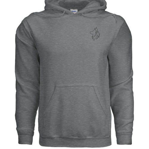 Fan Charcoal Heather - G185 - FRONT