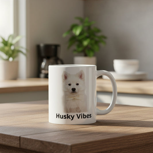 Husky vibes mug